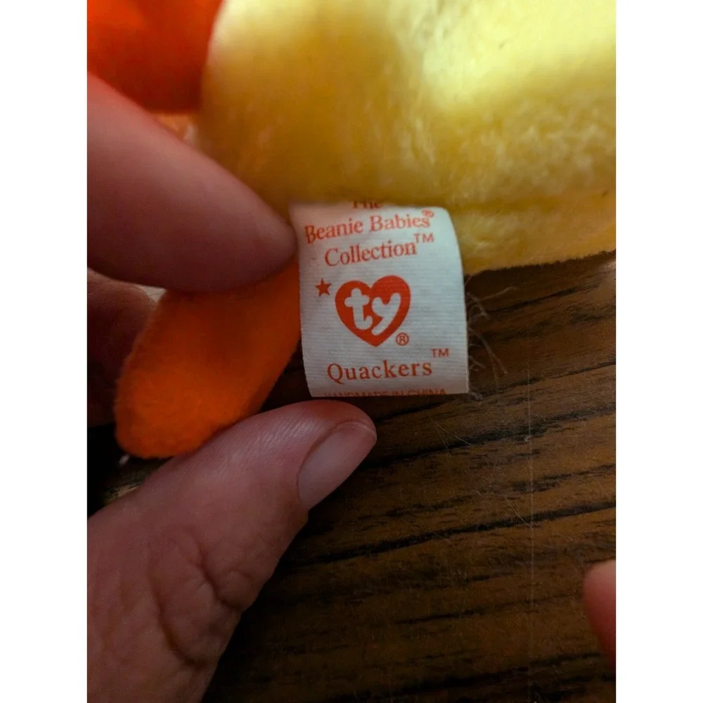 Ty Beanie Babys‎ - Quackers The Duck  (4024) With Tag Errors Listed In Descript!
